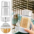 thumbnail image 1 of Pet Supplies Bird Water Dispenser for Parrots and Small Birds Automatic Drinking Station with Large Capacity Indoor Outdoor Use Construction Hands Free Hydration, 1 of 5