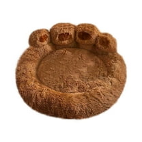 Pet Supplies Calming Dog Bed for Large Dogs - Donut Washable Large Pet Bed, Anti-Slip Round Fluffy Plush Faux Fur Dog Bed