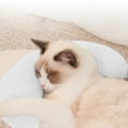 thumbnail image 1 of Pet Supplies Calming Pillow for Dogs,U Shape Soft Fluffy Pillows for Cat,Breathable Pet Neck Pillow,Fluffy Pet Calming Toy for Indoor Cats and Puppies to Improve Sleep Quality, 1 of 7