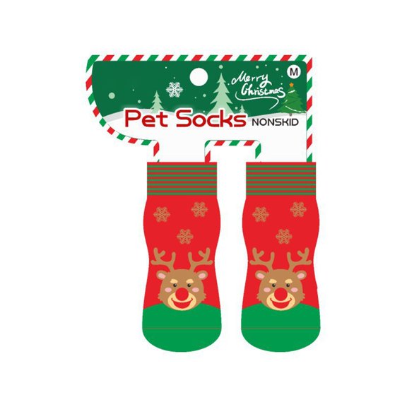 Pet Supplies Cat And Dog Seasonal Socks With Greeting Card For Indoor Use Comfort TPR Foam Toy Option For Pet And Holiday Cheer