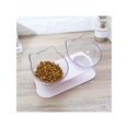 thumbnail image 1 of Pet Supplies Cat Double Bowls with Raised Stand Pet Food Water Bowl Dog Feeder, 1 of 8