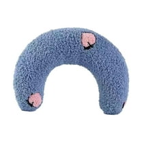 Pet Supplies Cat Pillow Dog Neck Pillow Soft U Shaped Toy Pillow Cute Half Donut Pillow Ideal for Puppies Joint Sleep Improvement Accessories
