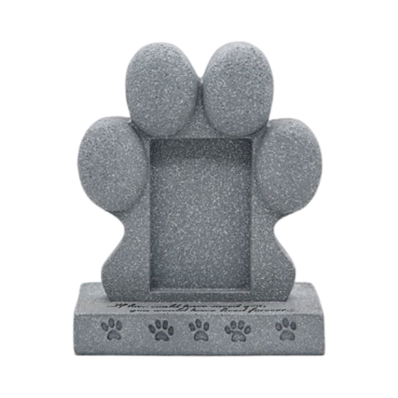 Pet Supplies Cat Resin Commemorative Deceased Tomb Ornament With Photos Stone Plaque for Pet Remembrance