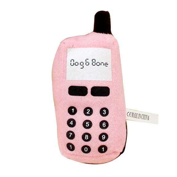 Pet Supplies Colorful Pet Puppy Dogs Chew Toys Cute Phone Shape Play Squeaky Sound Toys