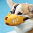 thumbnail image 1 of Pet Supplies Dog Muzzle Humanized Design Breathable Adjustable for Biting Suitable for Small Medium and Large Dogs Can Pant and Drink Comfortably, 1 of 3