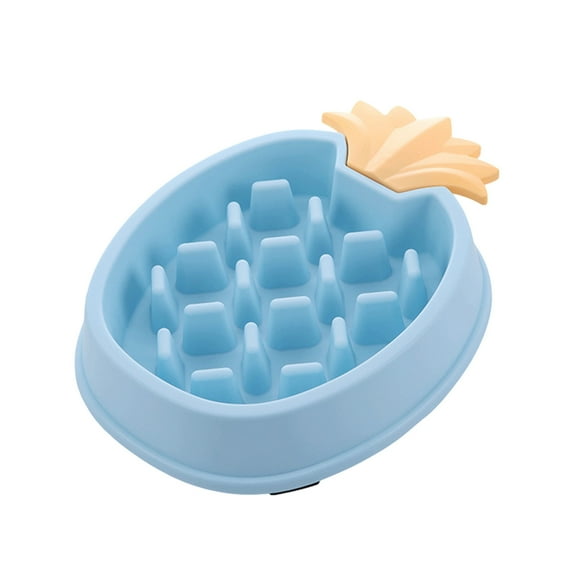 Pet Supplies Dog Slow Food Bowl and Cat Food Plate for Indoor Use – Interactive Slow Feeder Dish to Promote Digestion and Eating for Cats and Dogs