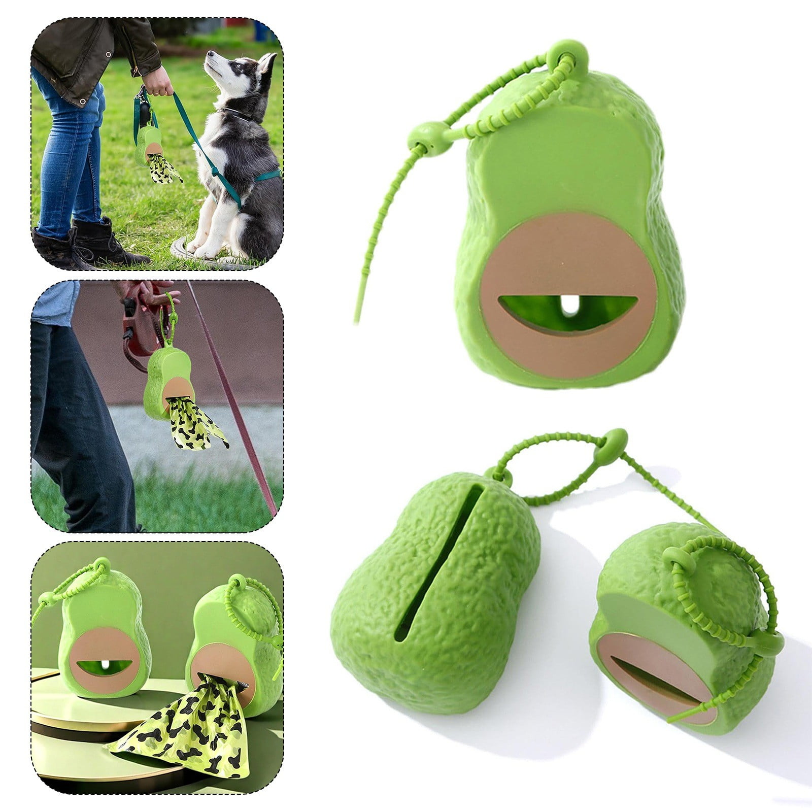 Pet Supplies Dog Toilet Waste Fruit Style Garbage Bag Dispenser Garden