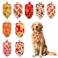 thumbnail image 1 of Pet Supplies for Dogs, Adjustable Pet Scarf, Thanksgiving Pet Bib, Turkey Print Fall Pet Accessory, Lightweight 16X12X12 in S Size, Soft Skin-Friendly Cotton Washable Dog Scarf,, 1 of 8