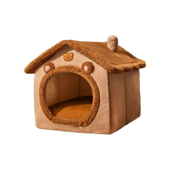 Pet Supplies Foldable Dog House Kennel Bed Mat For Small Medium Dogs Cats Winter Warm Chihuahua Cats Den Pet Products Basket Puppy Cave Sofa