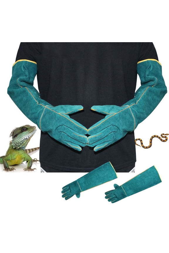 Pet Supplies Hot Style Reptile Anti-bite Gloves Pet Protective Gloves Monitor Lizard Snake Anti-bite for Home Kitchen Tool Men Women Gift