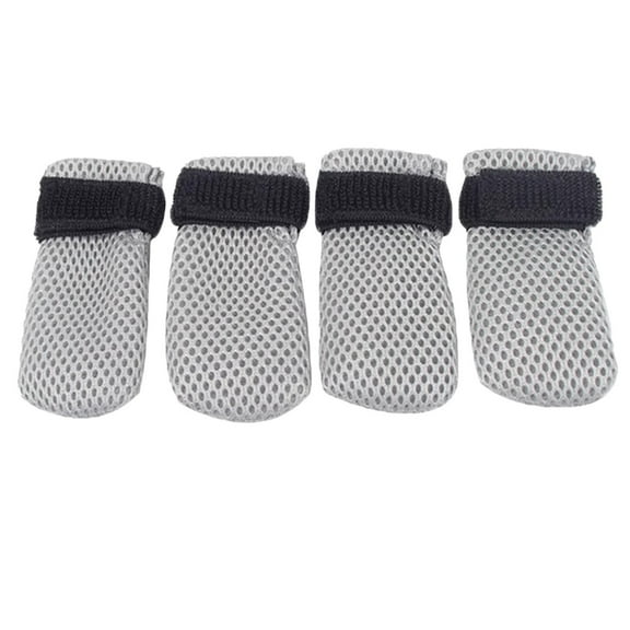 Pet Supplies Kit -Scratch Cat Booties for Indoor Use Breathable Mesh Mittens to During Bathing and Nail Trimming