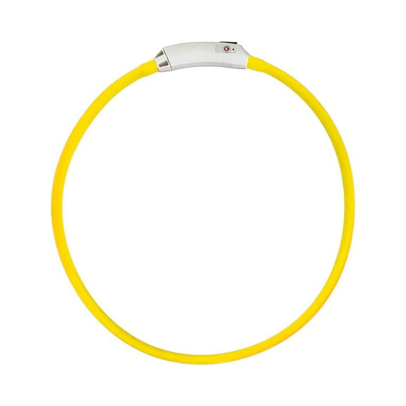 Pet Supplies Led Luminous Collar Usb Charging Dog Color 12 Led Lights
