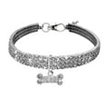 thumbnail image 1 of Pet Supplies Mini Pet Dog Bling Chocker Collars Fancy Dog Rhinestone Necklace, 1 of 2