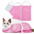thumbnail image 1 of Cat Bathing Bag Adjustable Multifunctional Grooming Bag for Bathing Nail Trimming Visits Stress- Handling, 1 of 8