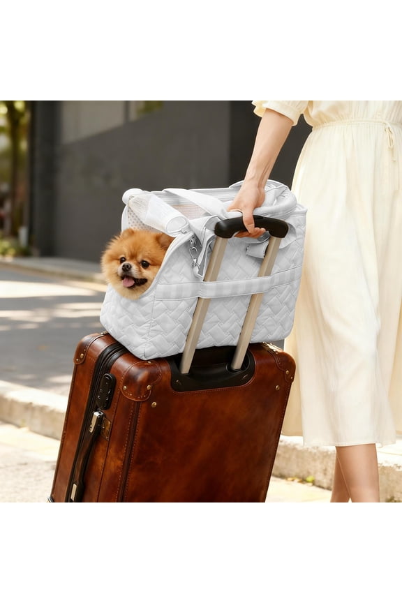 Pet Supplies Outdoor Travel Tote for Cats and Small Lightweight Shoulder Bag with Breathable Mesh Window Secure Backpack Alternative for Comfortable Hands-Free Carrying