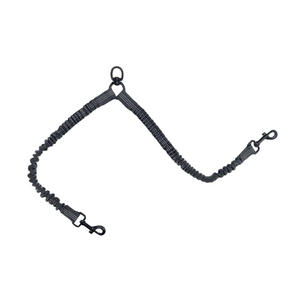 Pet Supplies Reflective Double Ended Leash For Dogs One Drag And Two Leashes Retractable Reflective Dog Leash