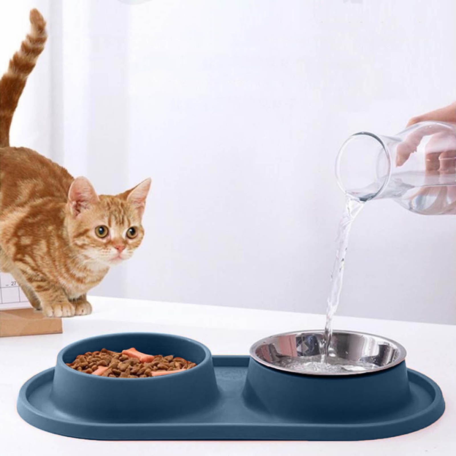 Pet Supplies Slow Food Bowl With Leak Outer Ring Design And Fall Dog