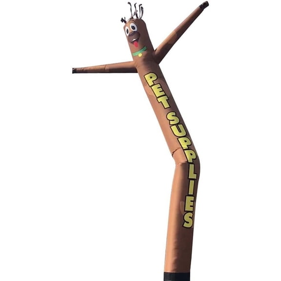 Pet Supplies Store 20 Foot Tall Inflatable Tube Man Air Powered Dancing Guy for Outdoors, Replacement Dancer Only