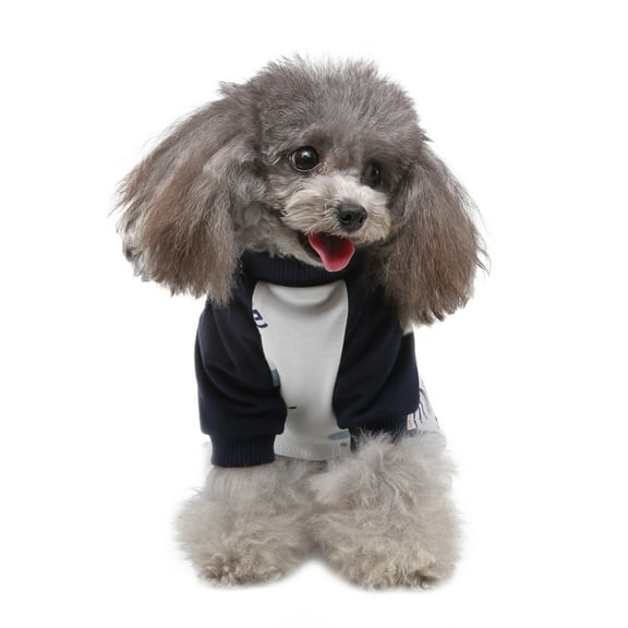 Pet Supplies Under $10, Pet pajamas printed four-legged pajamas knitted pet clothes