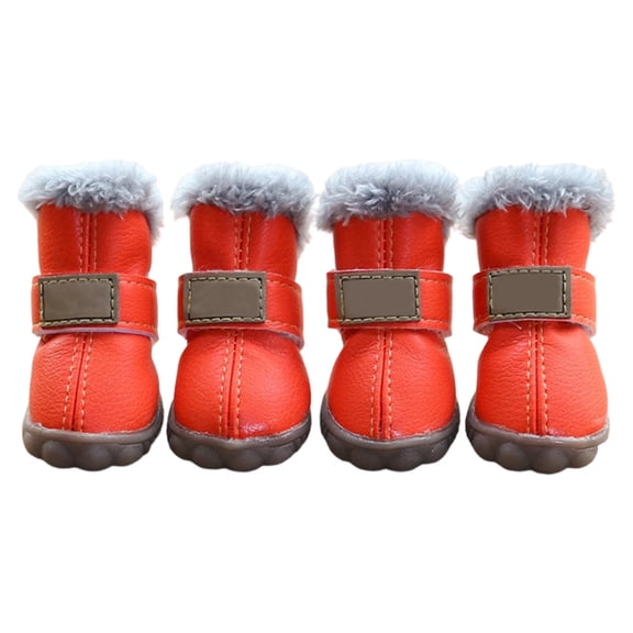 Pet Supplies Puppy Footwear for Small Dogs Winter Boots Outdoor Walking Hiking Soft Lightweight Rubber Sole