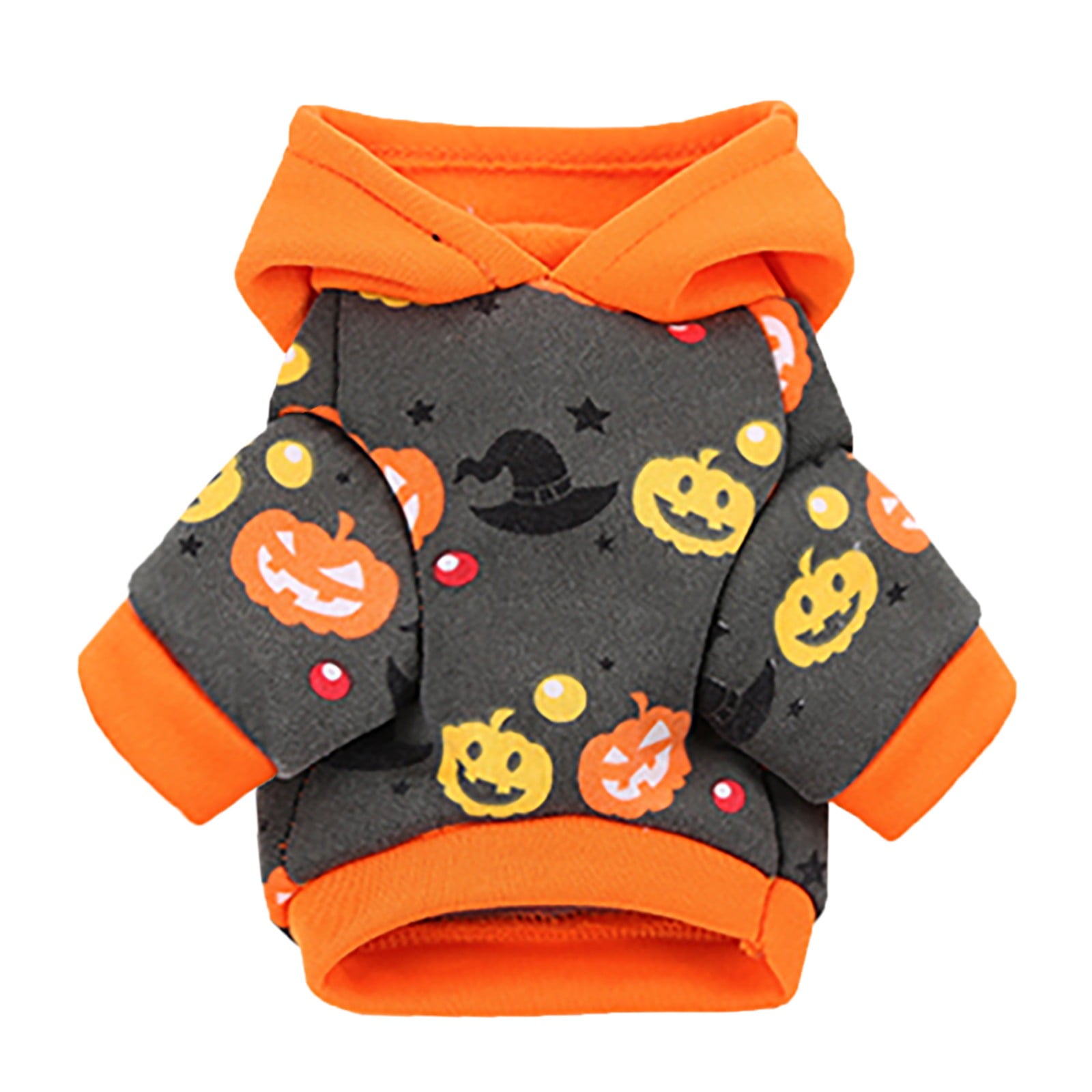 Pet Sweater Halloween Dog Pumpkin Halloween Pet Pullover Puppy Cat