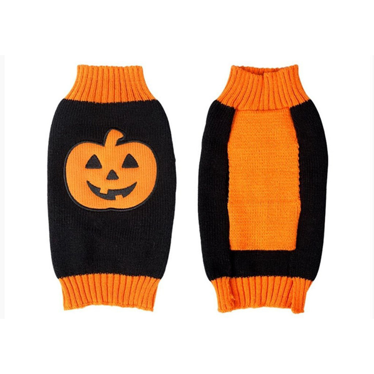 Pet Sweater Halloween Pumpkin Costume Tiny Small Dog Puppy Sweater