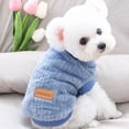 thumbnail image 1 of Pet Sweater; Warm Winter Plush Dog Sweater Knitwear Cat Vest; For Small & Medium Dogs, 1 of 10
