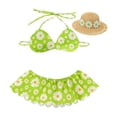 thumbnail image 1 of Pet Swimsuit, Summer Beach Style Bikini-Inspired Outfit For Goose, Green - Adjustable For Medium/Large Size Geese, Festive Coastal Decor For Outdoor Poolside Garden Parties - 1Pc, 1 of 6