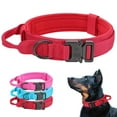 thumbnail image 1 of Pet Tactical Dog Collar, Soft Padded, Adjustable With Heavy Duty Metal Buckle, Dog Collar With Control Handle For Medium Large and Extra Large Dogs, 1 of 7