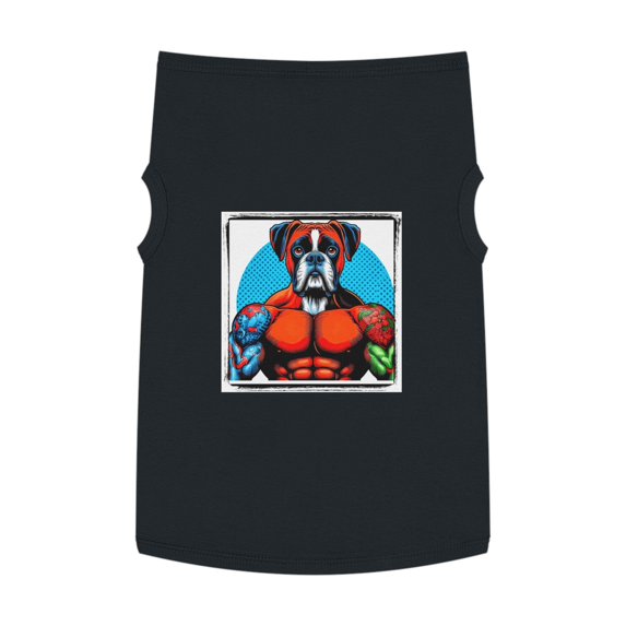 Pet Tank Top Boxer Muscle Dog Pop Art
