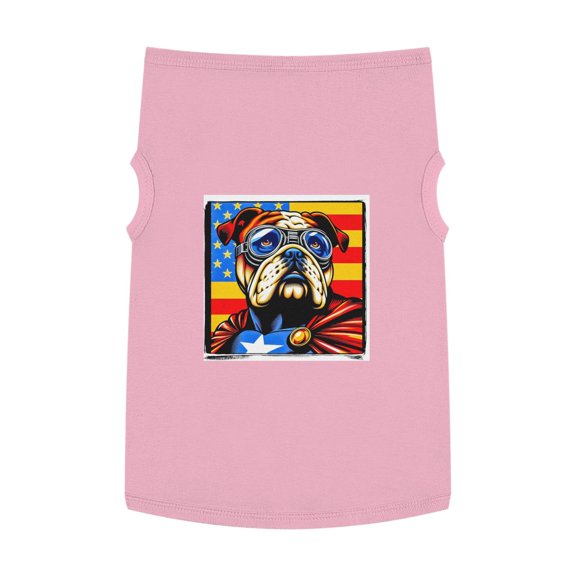Pet Tank Top Bulldog American dream t shirt