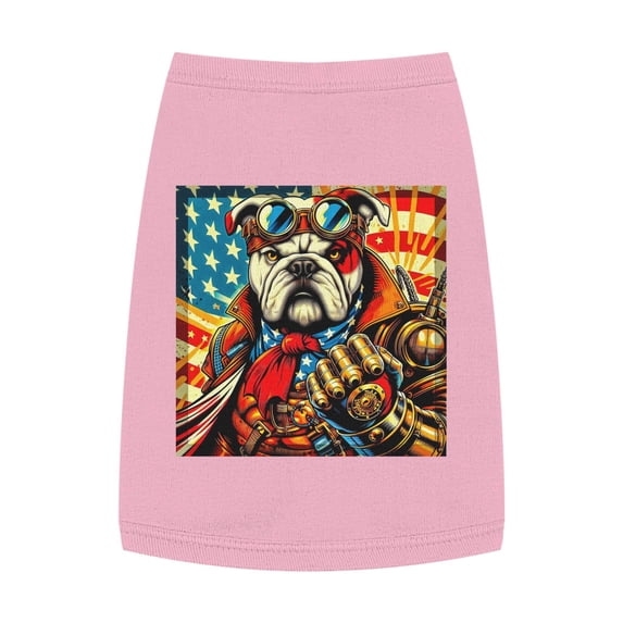 Pet Tank Top Bulldog stream punk t shirt