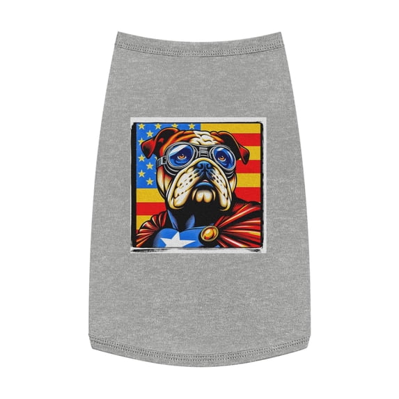 Pet Tank Top Bulldog American dream t shirt