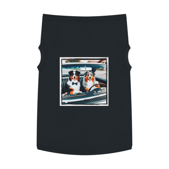 Pet Tank Top Wacky Australian Shepherd
