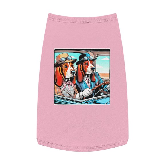 Pet Tank Top Wacky Basset Hound