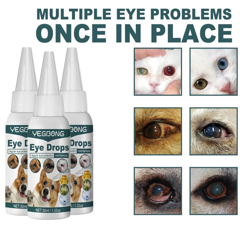 Pet Tear Stain Eye Wash 30ml Pet Eye Cleaning Eye Drops Cleaning Tear
