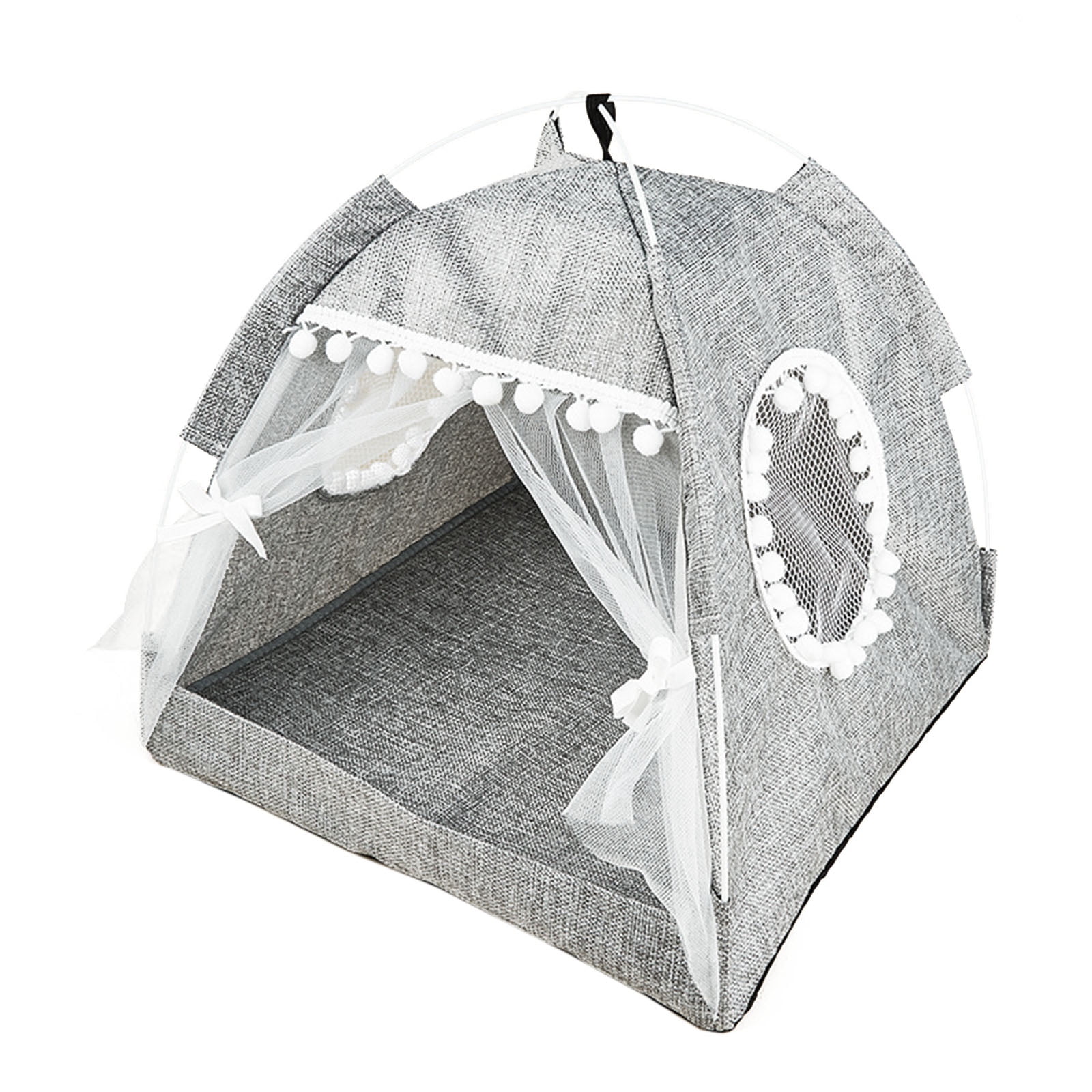 Pet Teepee Dogs Bed for Dogs Outdoor Camping Resting Tent Portable Lightweight Puppy Pet Tent