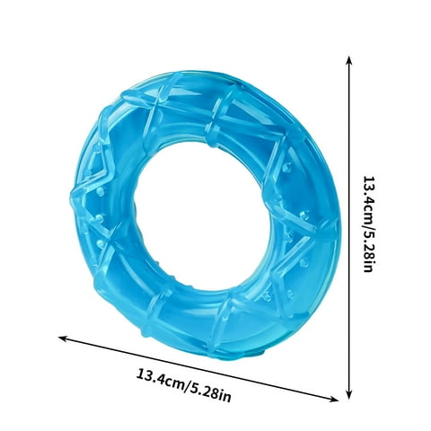Pet Teether Cooling Chew Toy for Dogs, Dog Cooling Chew Toys Puppy Teething Ring Freeze Toys for Summer, Dog Ice Teething Toys for Puppies F