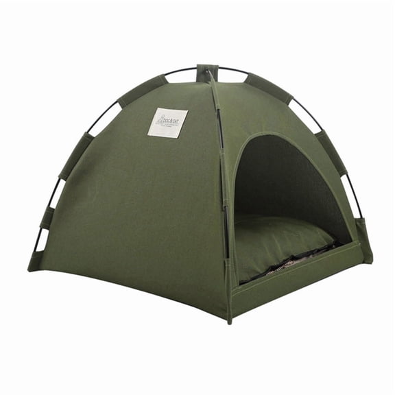 Pet Tent Bed Cats House Supplies Warm Cushions Furniture Sofa Clamshell Kitten Tents Cat 40x40cm