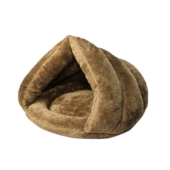 Pet Tent Cave Bed for Small Medium Puppies Kitty Dogs Cats Pets Sleeping Bag Thick Fleece Warm Soft Dog Bed Cuddler Burrow House Hole Igloo Nest Cozy Bed for Cat Puppy