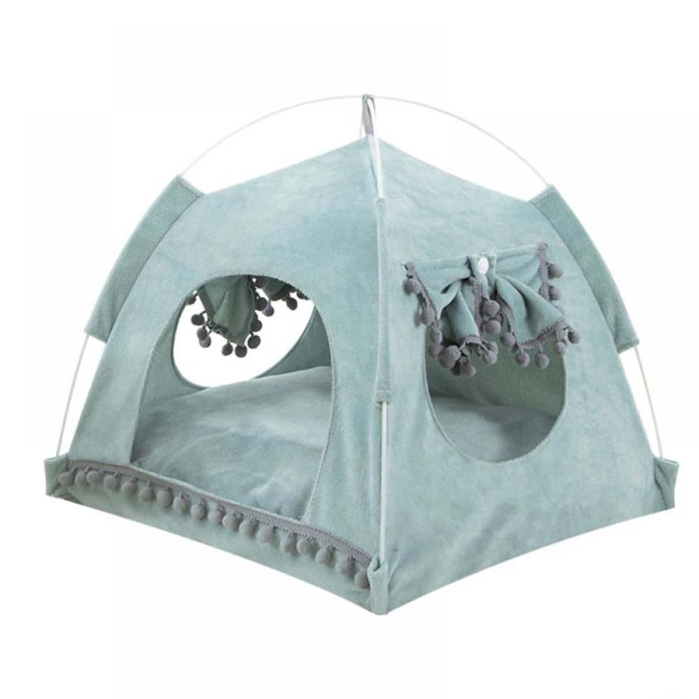 Pet Tent Cave Beds for Small Dog Cat,Portable Folding Kitten Tent Bed