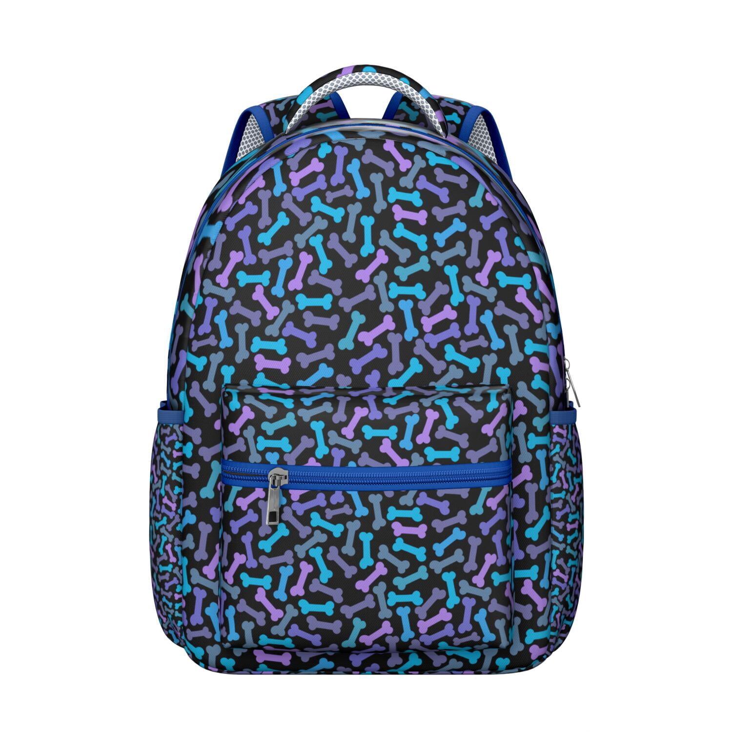 "Pet Themed Backpack with Dog Design - Waterproof Lightweight School Bag for College Students, Cute Laptop Backpack, Multi-Pocket Daypack for Work & Travel"