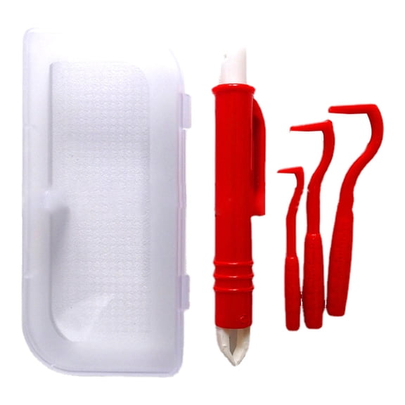 Pet Tick Remover Tool Set|4 Pcs Tick Removal Tweezers Hooks Comb Kit|Easy Using Tick Removal Supplie