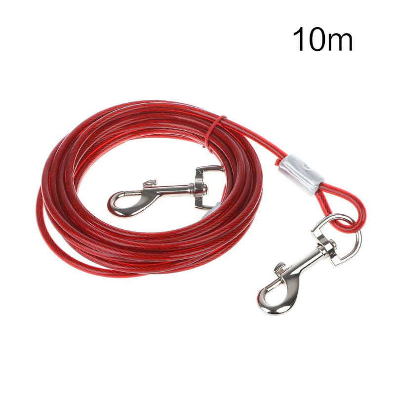 Pet Tieout Leash Heavy Duty Steel Wire Metal Chain Dog Lead Line