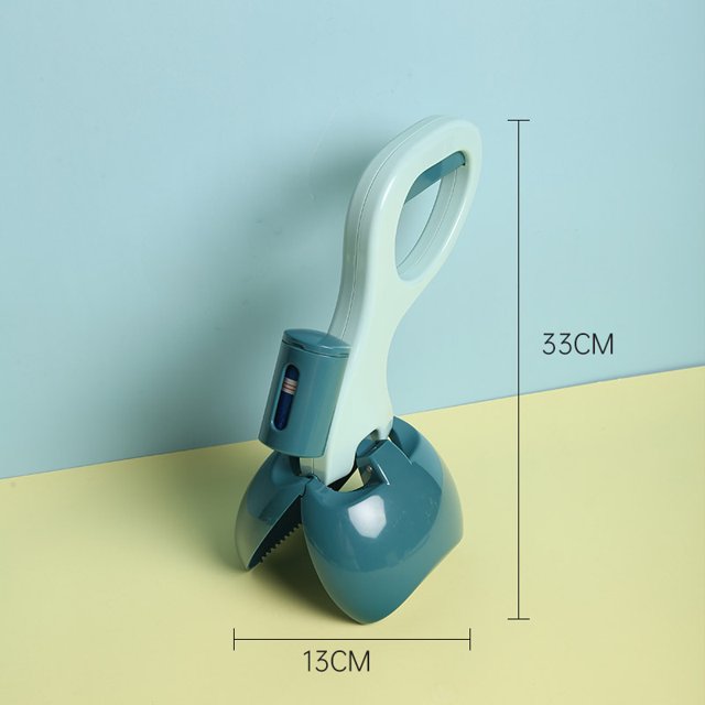 Pet Toilet Picker Large Diameter Poop Shoveling Device for Dog Cats Foldable Easy To Carry Poop