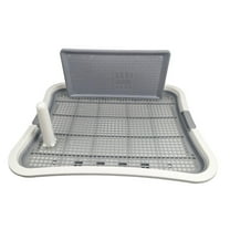 Pet Toilet Training Tray Pee Pad Holder with High Wall Splash Guard for Indoor Puppy Small Dogs and Kittens