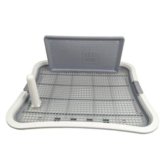 Pet Toilet Training Tray Pee Pad Holder with High Wall Splash Guard for Indoor Puppy Small Dogs and Kittens