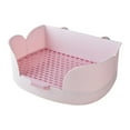 thumbnail image 1 of Pet Toilets Potty Trainer Indoor Small Animal Bedding Box Rabbits Litter Box Violet, 1 of 8