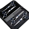 thumbnail image 1 of Pet Tools Thinning Professional Cutting Hair Stainless Steel Scissors Set Pet Grooming Straight Curved, 1 of 8