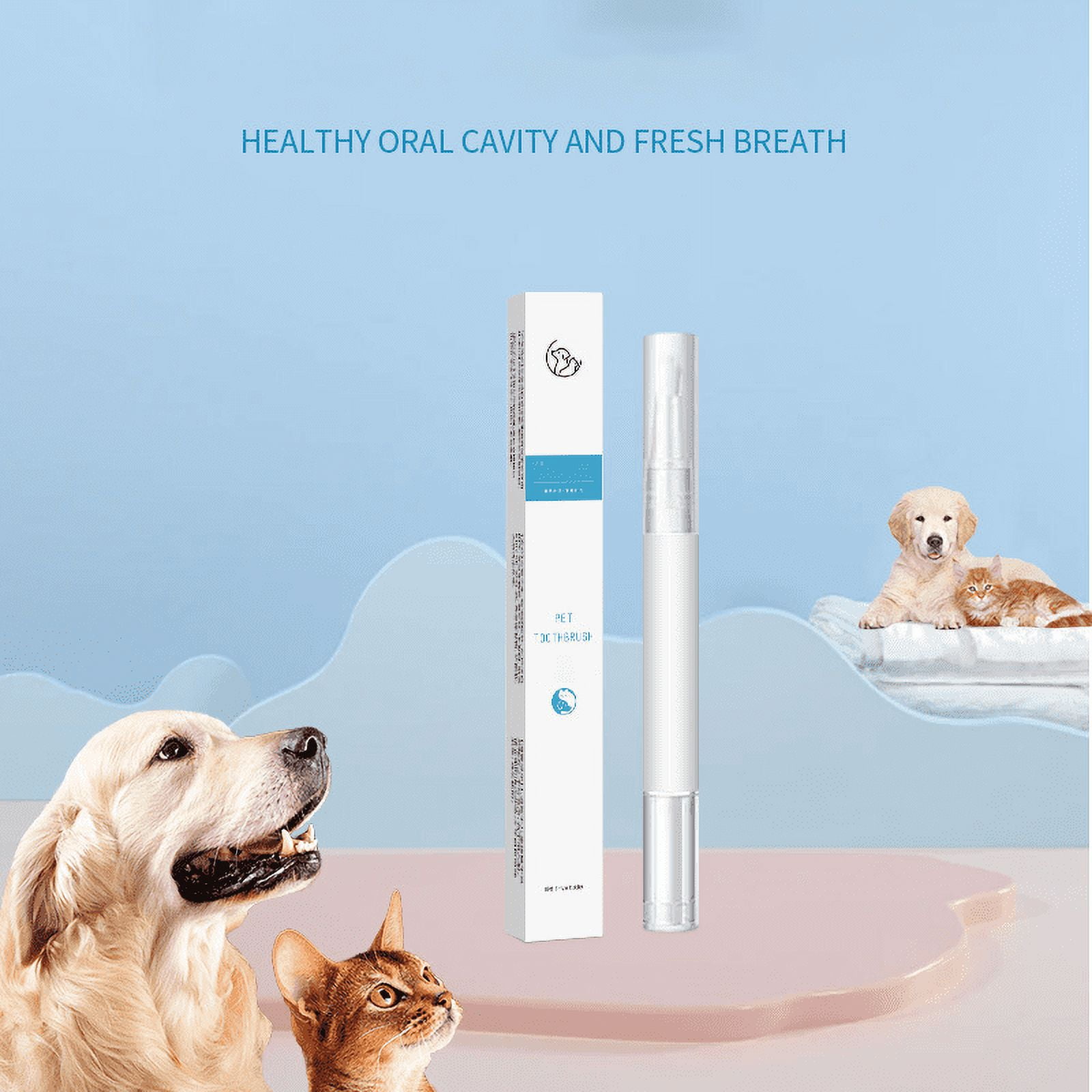 Pet Toothbrush Pen Upgrade Dog Teeth Cleaning Pen Pet Teeth Repairing